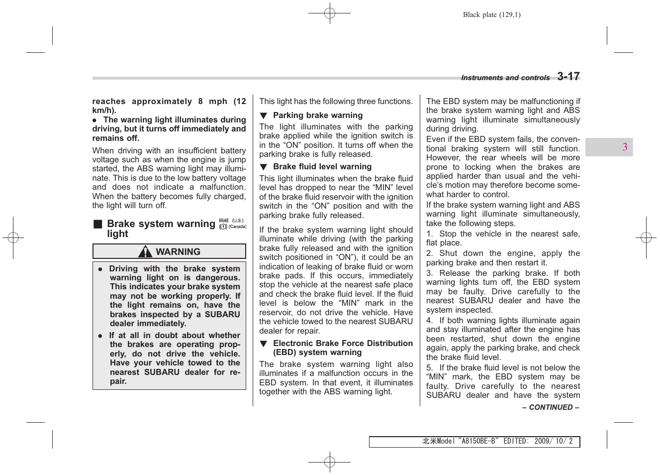 Subaru 2010 Forester User Manual | Page 140 / 414