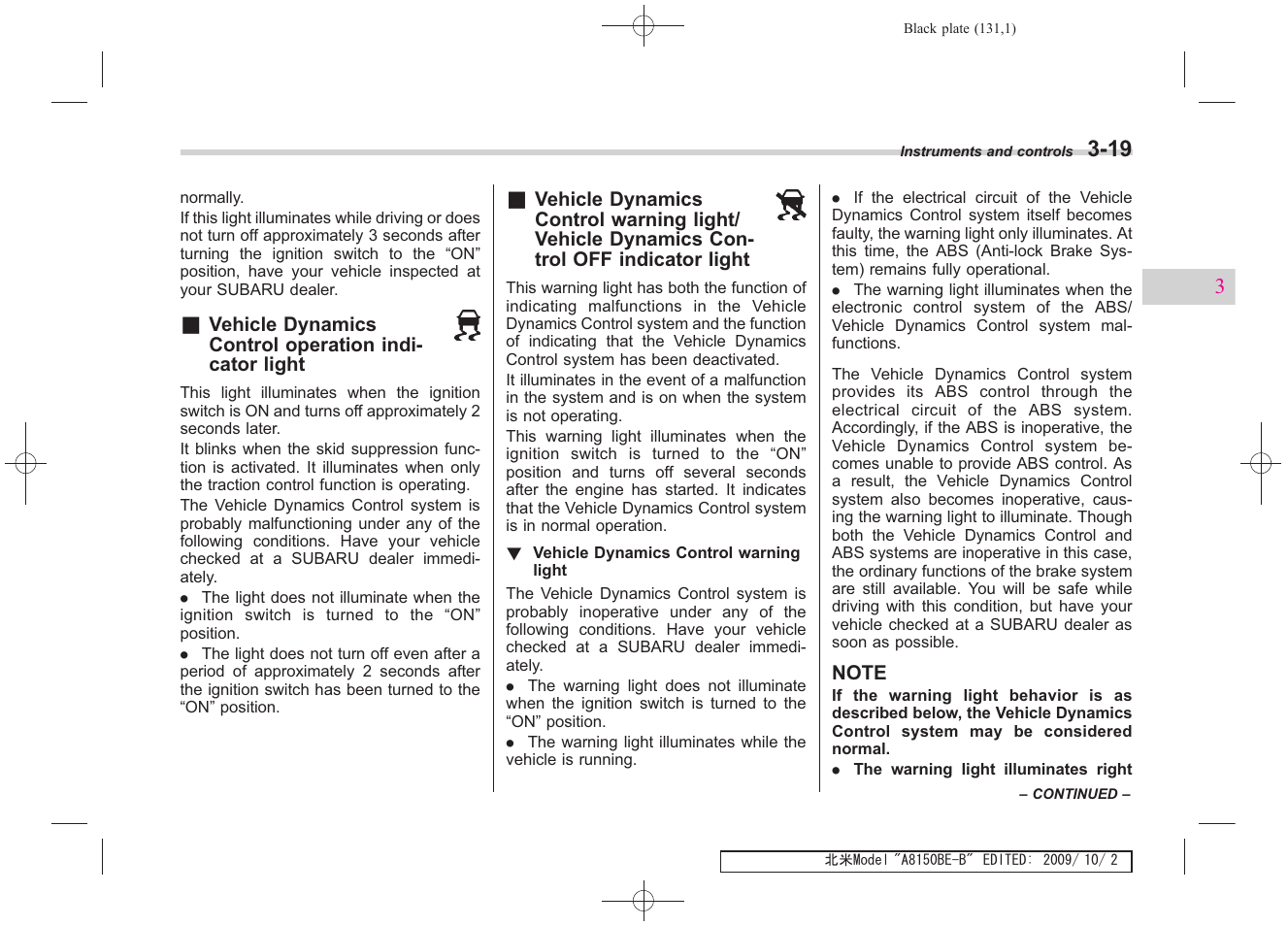 Subaru 2010 Forester User Manual | Page 142 / 414