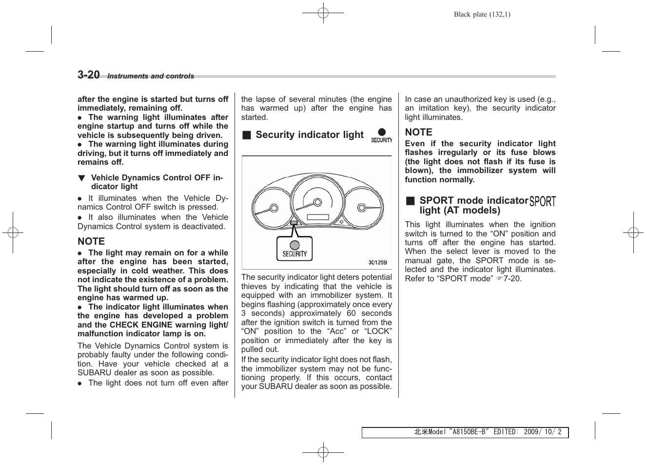 Subaru 2010 Forester User Manual | Page 143 / 414