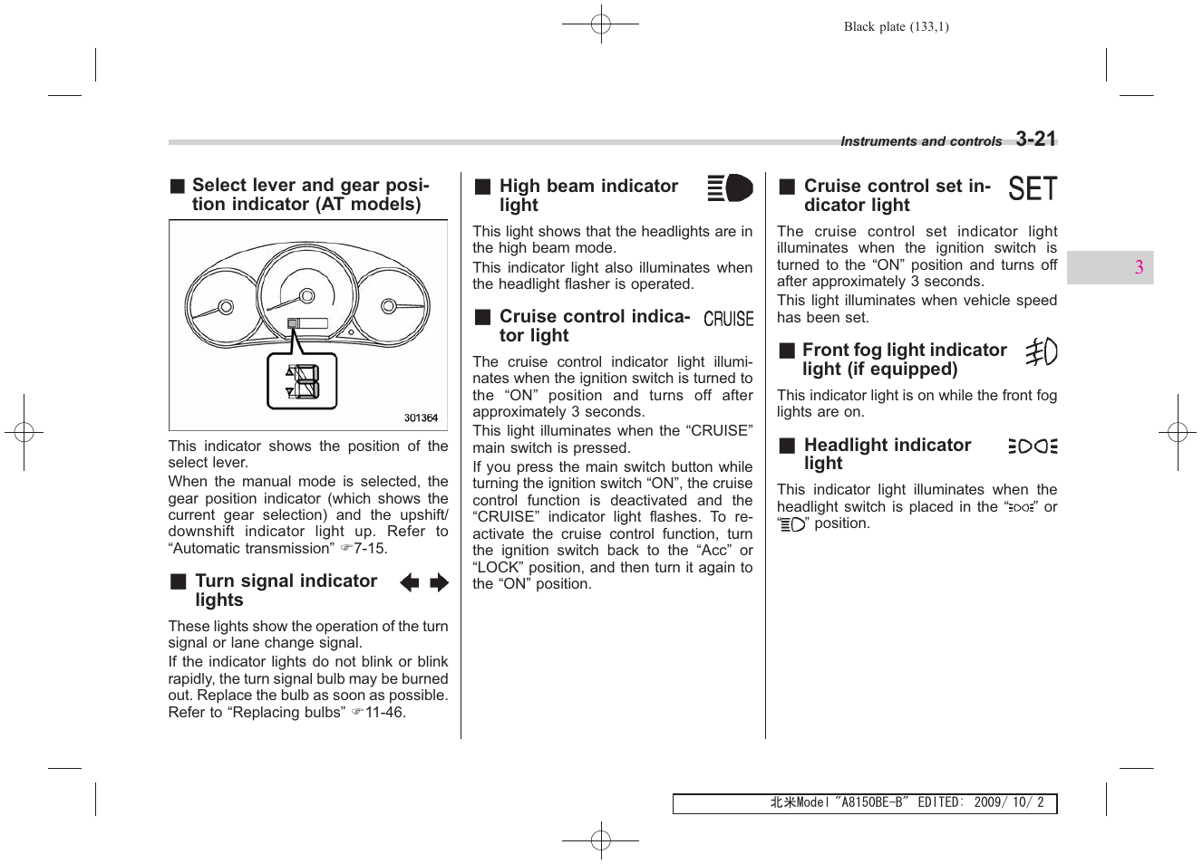 Subaru 2010 Forester User Manual | Page 144 / 414