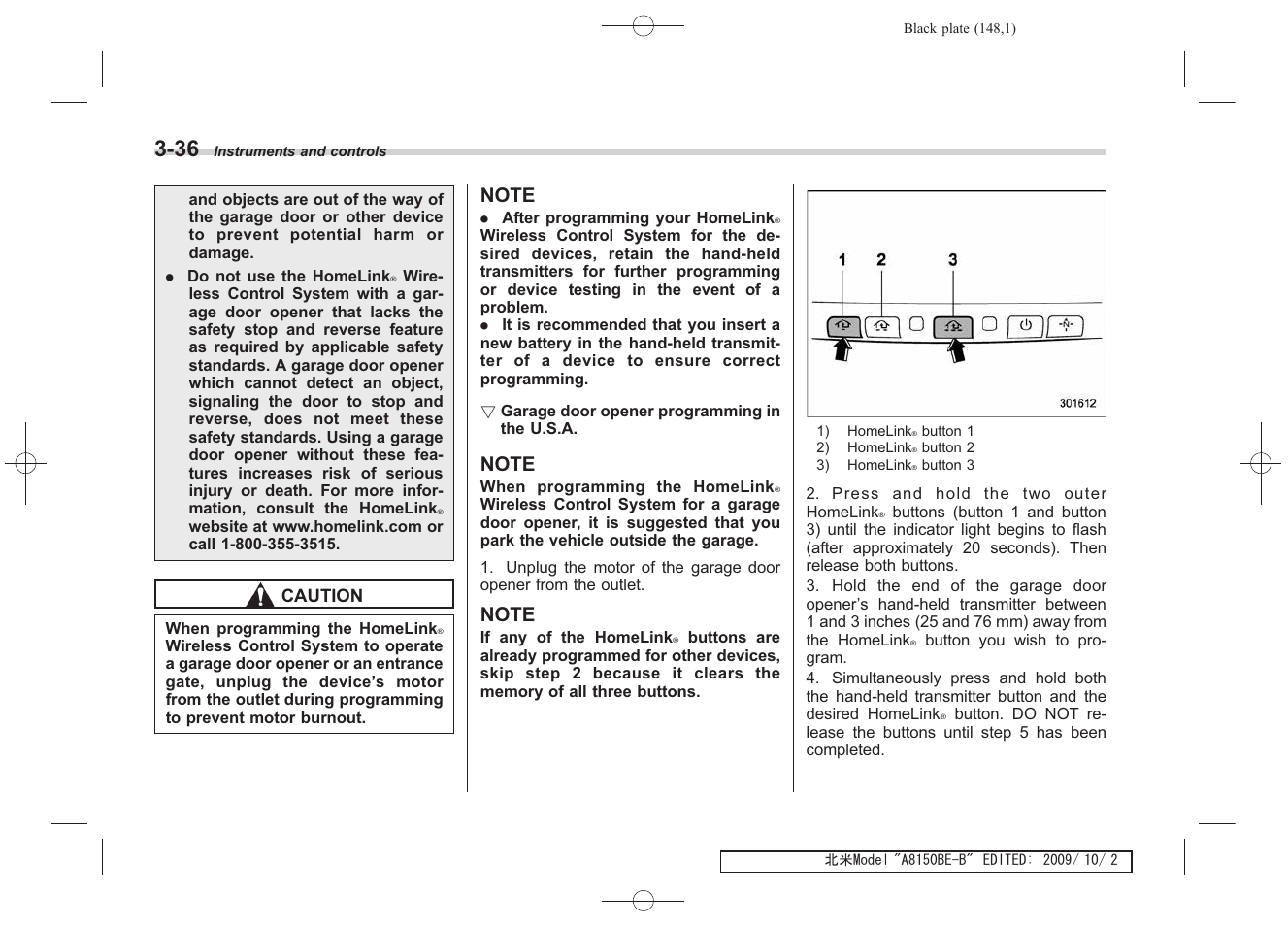 Subaru 2010 Forester User Manual | Page 159 / 414