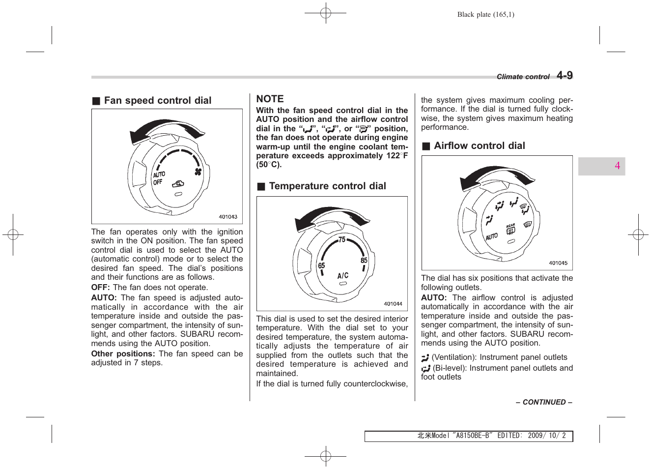 Subaru 2010 Forester User Manual | Page 176 / 414