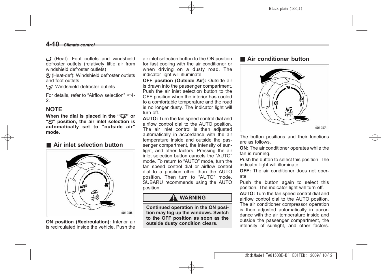 Subaru 2010 Forester User Manual | Page 177 / 414