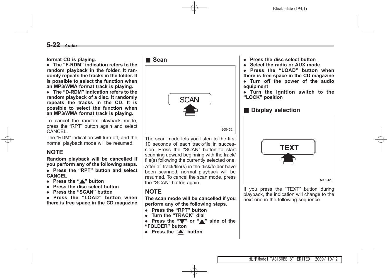 Subaru 2010 Forester User Manual | Page 205 / 414