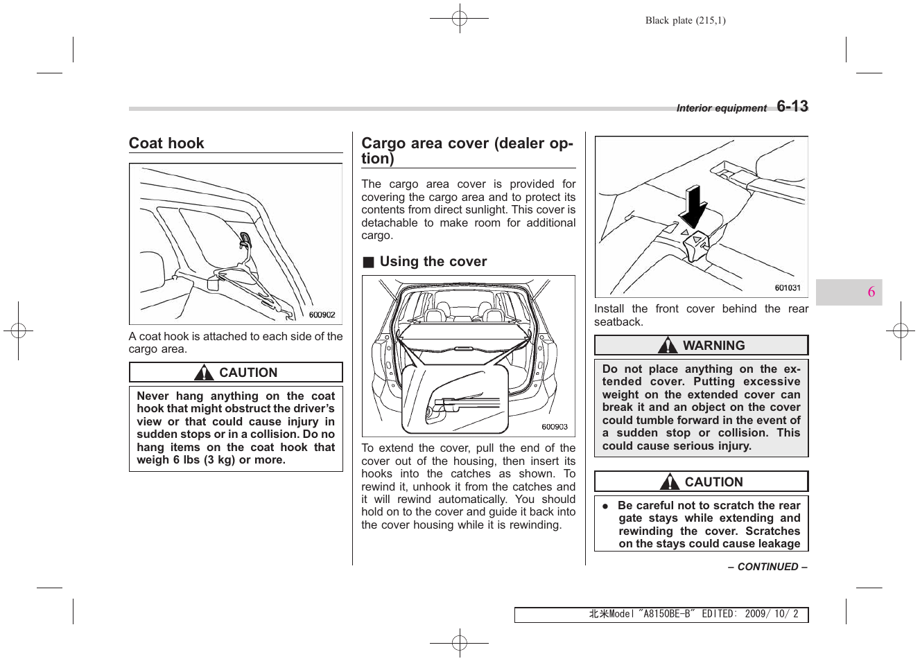 Subaru 2010 Forester User Manual | Page 226 / 414