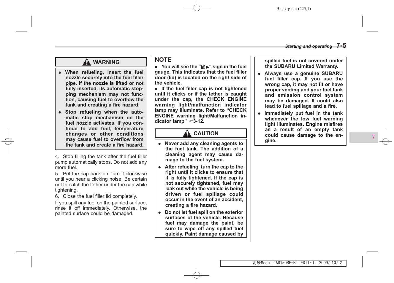 Subaru 2010 Forester User Manual | Page 234 / 414