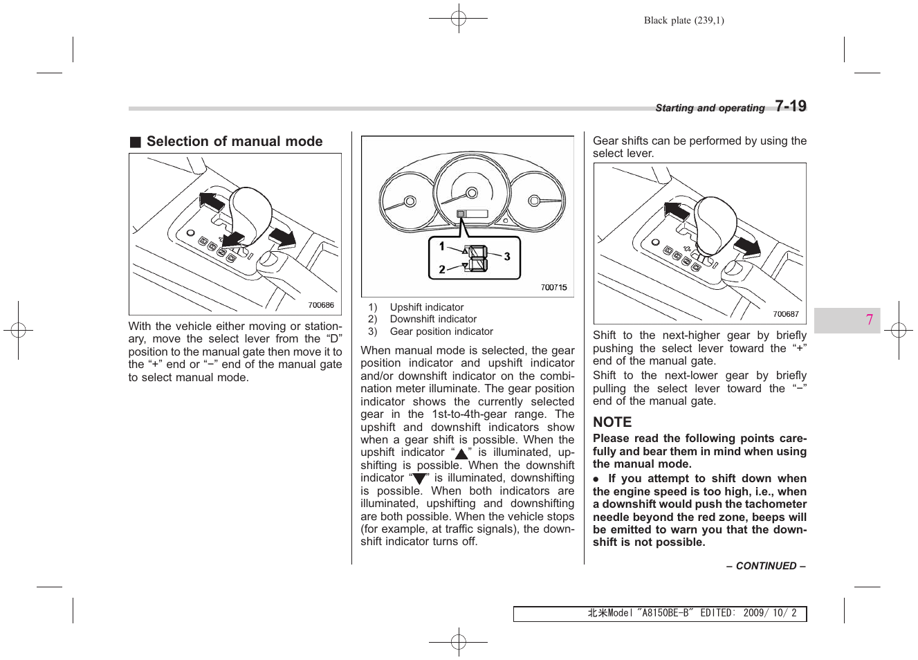 Subaru 2010 Forester User Manual | Page 248 / 414