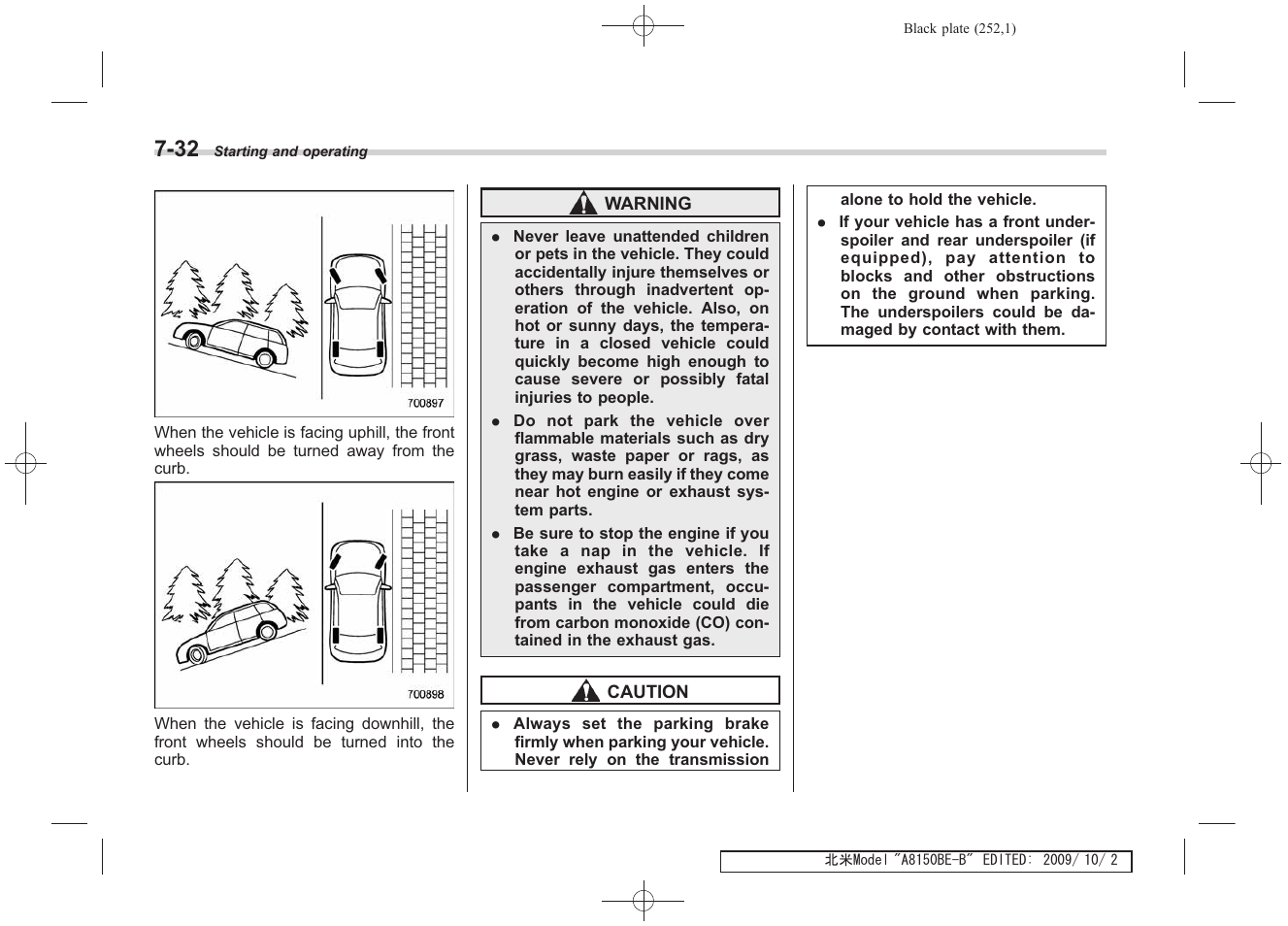 Subaru 2010 Forester User Manual | Page 261 / 414