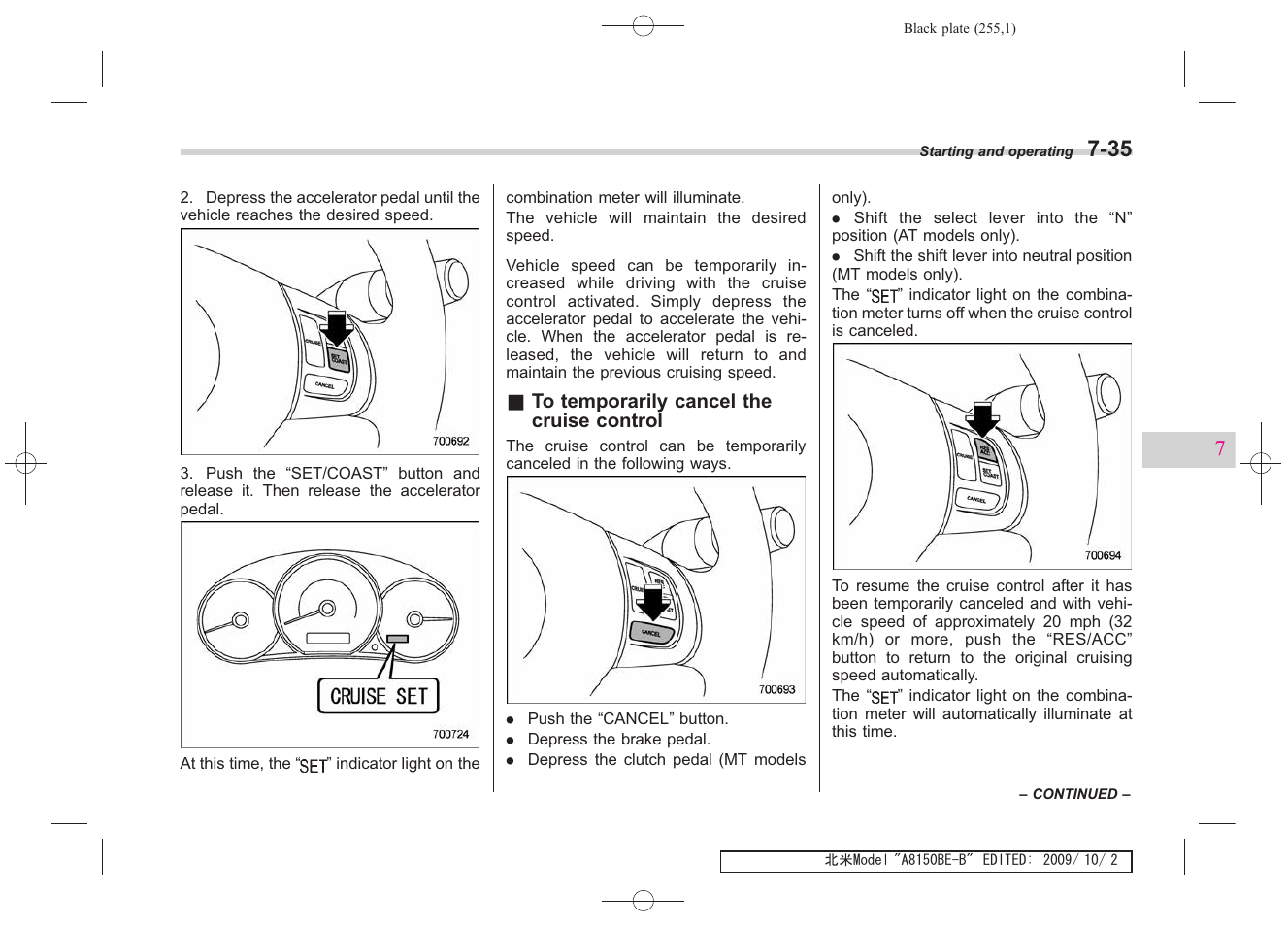 Subaru 2010 Forester User Manual | Page 264 / 414