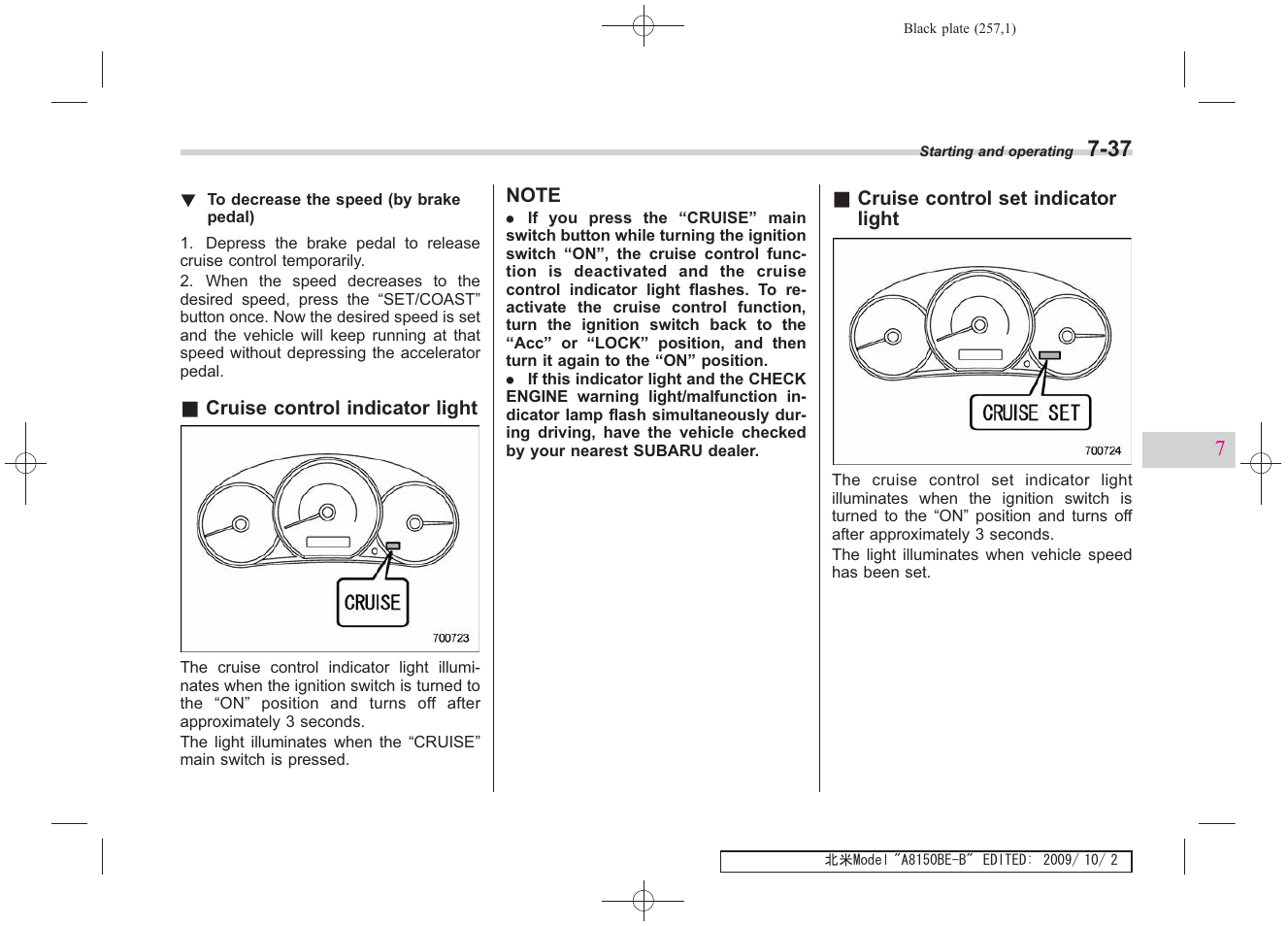 Subaru 2010 Forester User Manual | Page 266 / 414