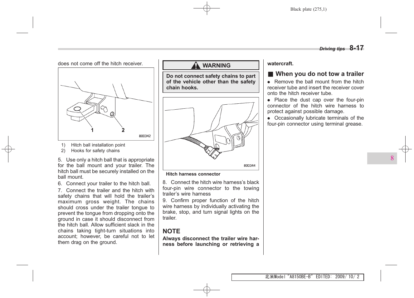 Subaru 2010 Forester User Manual | Page 284 / 414