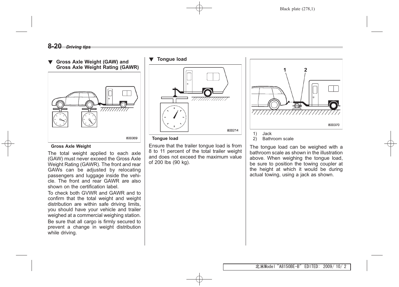 Subaru 2010 Forester User Manual | Page 287 / 414