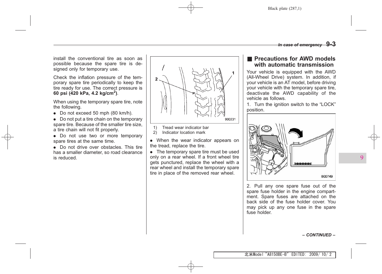 Subaru 2010 Forester User Manual | Page 296 / 414