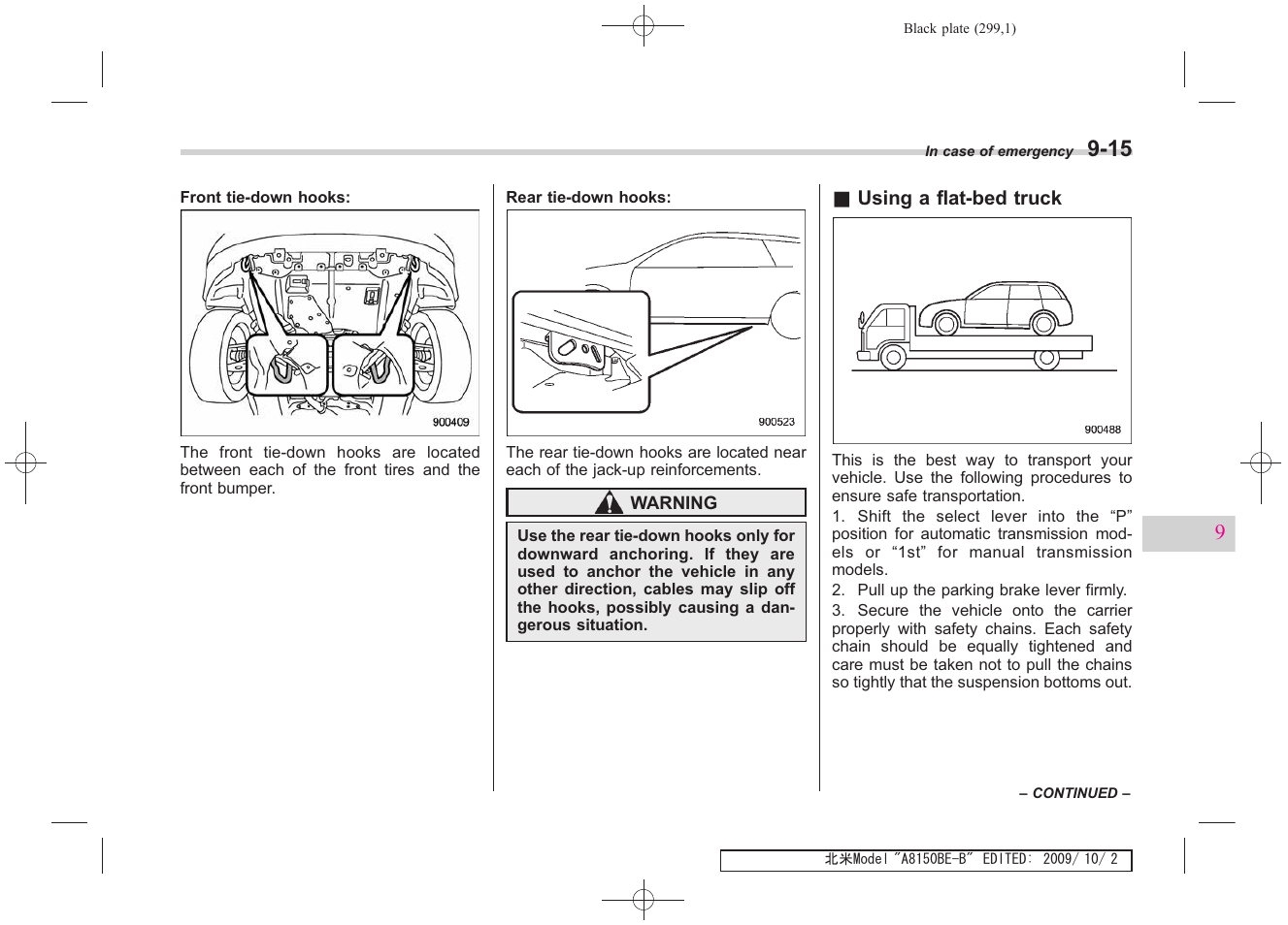 Subaru 2010 Forester User Manual | Page 308 / 414