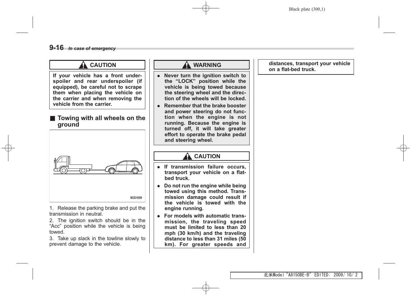 Subaru 2010 Forester User Manual | Page 309 / 414