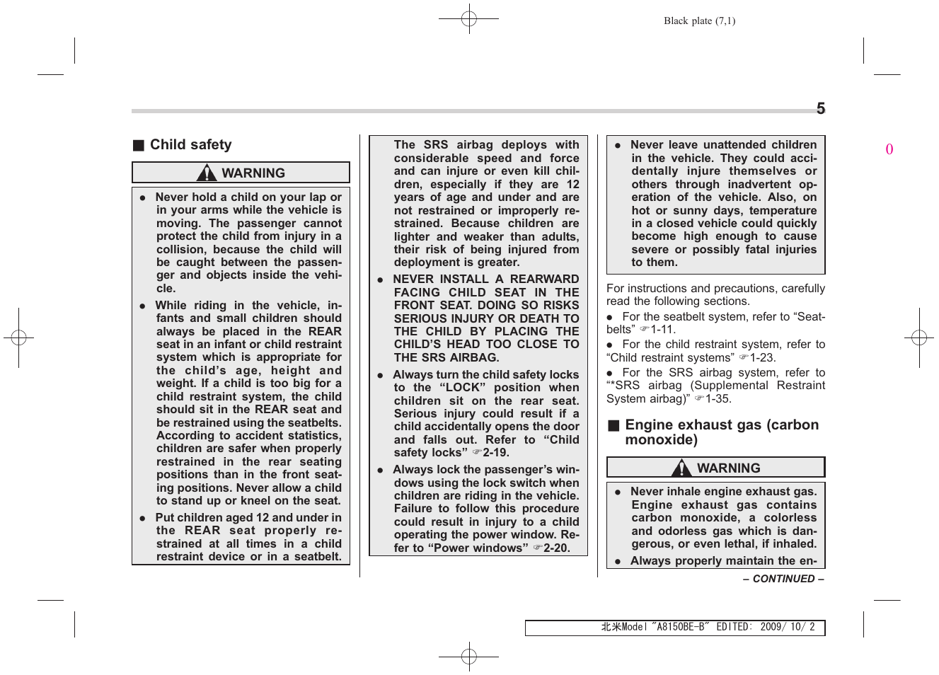 Subaru 2010 Forester User Manual | Page 31 / 414