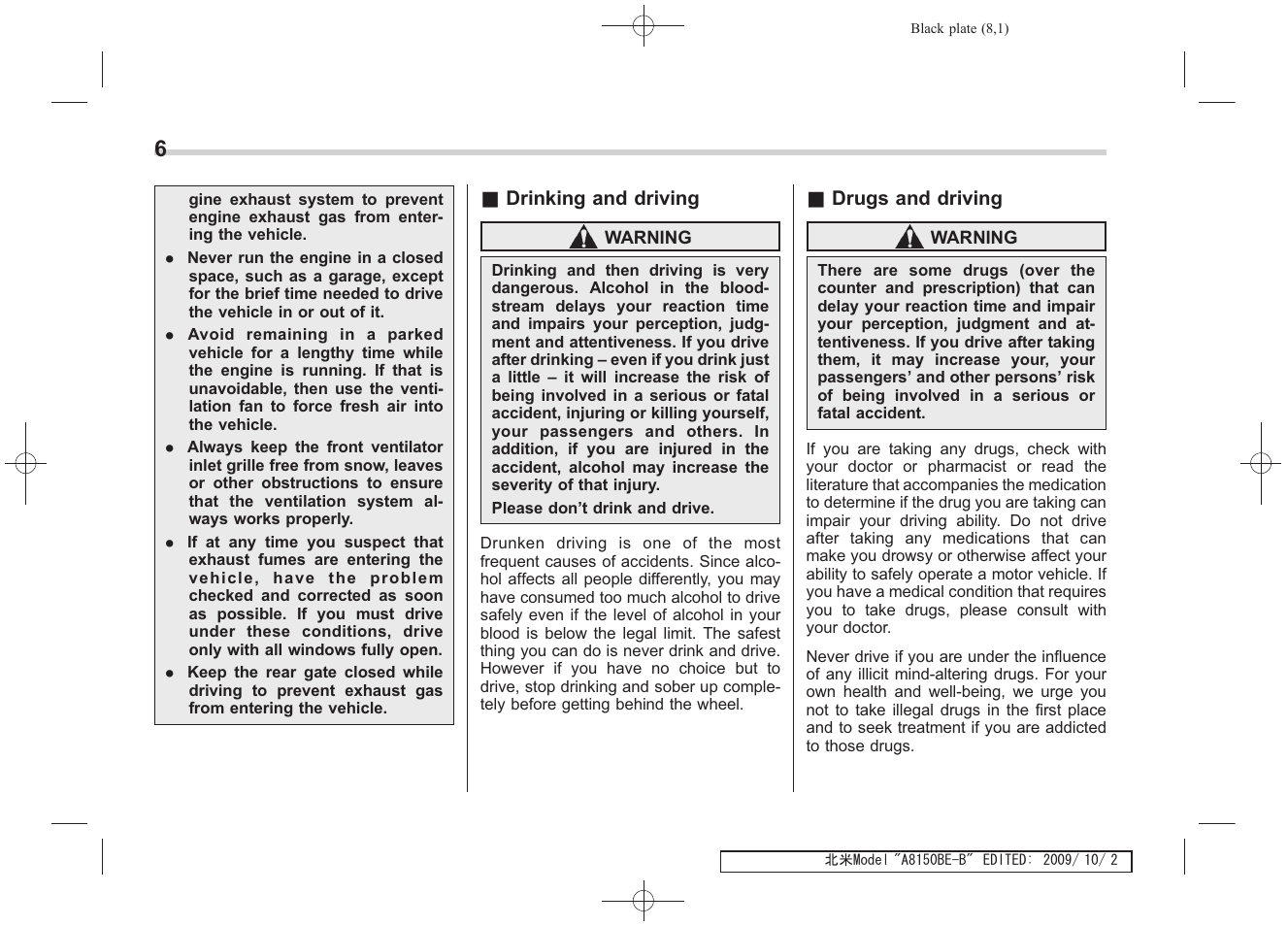 Subaru 2010 Forester User Manual | Page 32 / 414