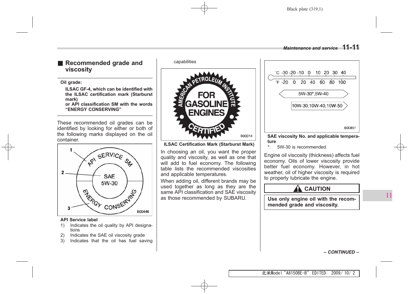 Subaru 2010 Forester User Manual | Page 328 / 414