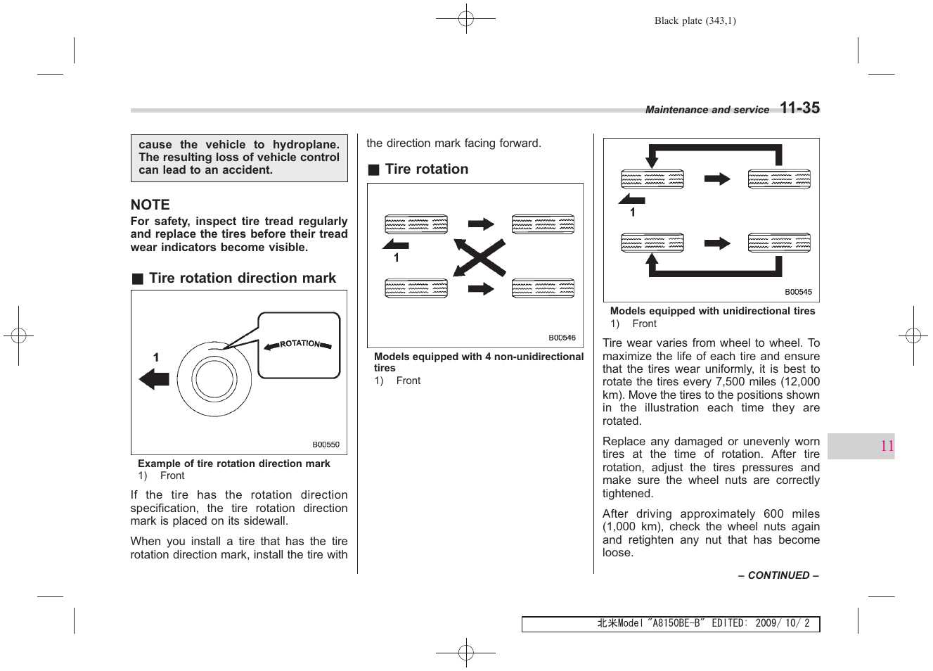 Subaru 2010 Forester User Manual | Page 352 / 414