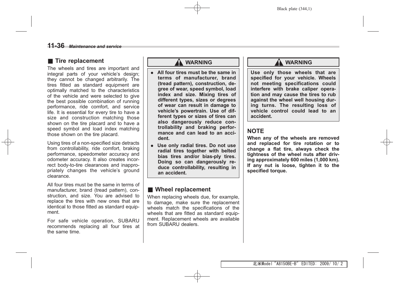 Subaru 2010 Forester User Manual | Page 353 / 414