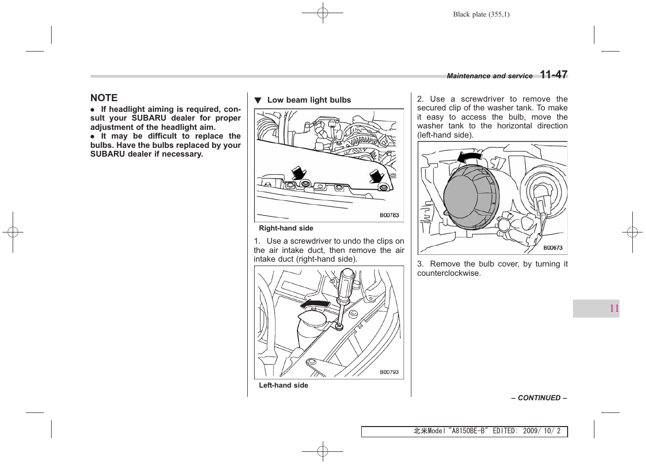 Subaru 2010 Forester User Manual | Page 364 / 414