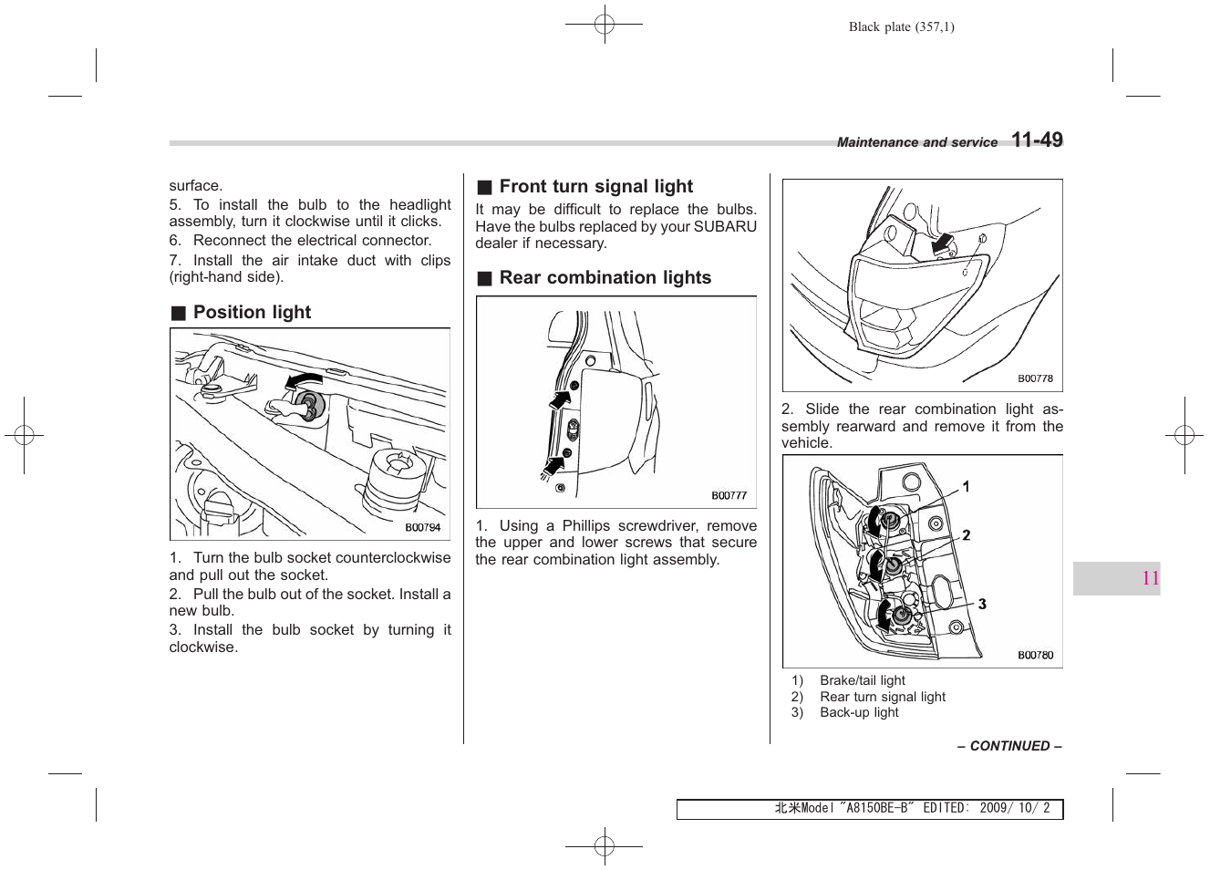 Subaru 2010 Forester User Manual | Page 366 / 414