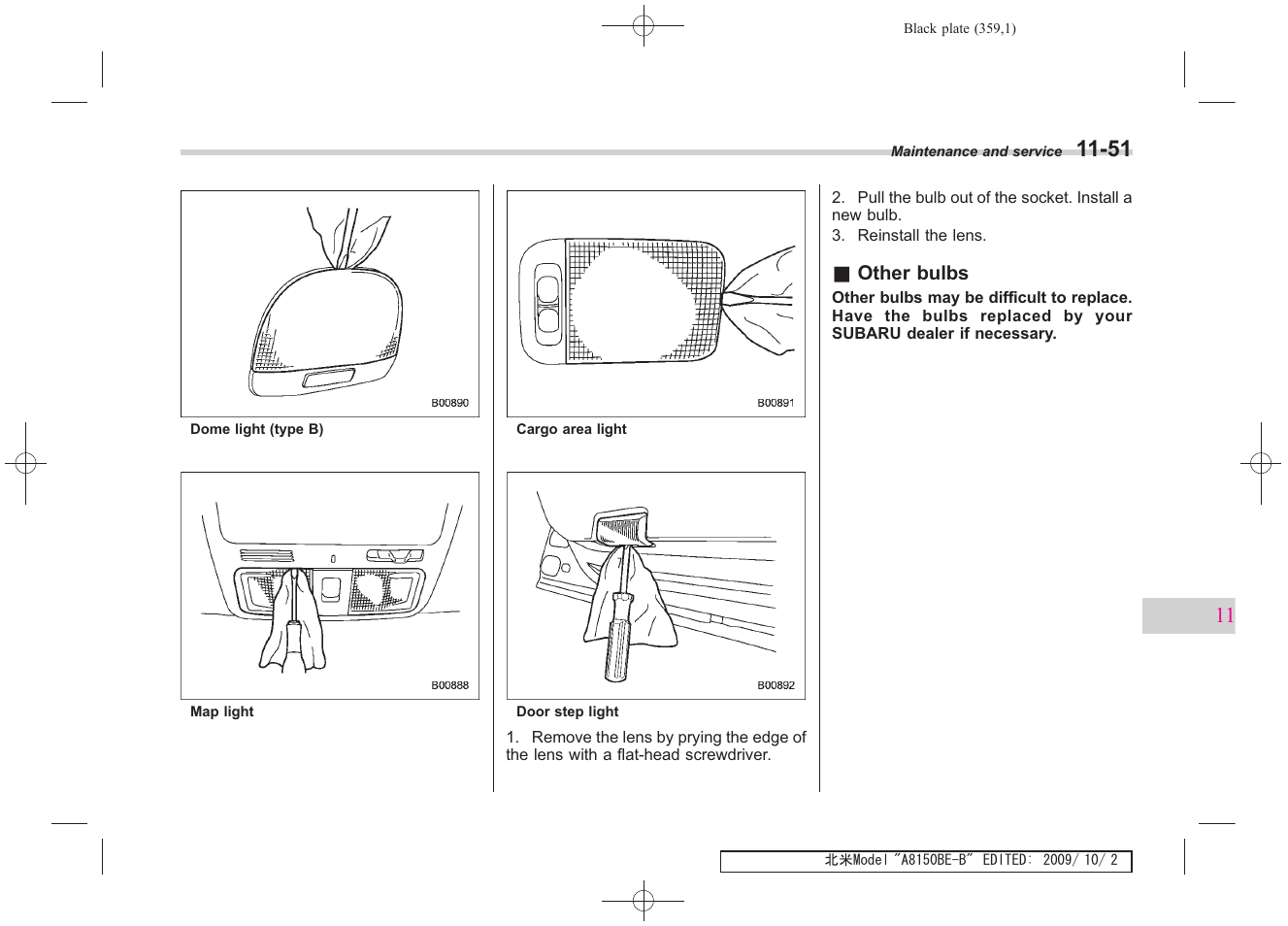 Subaru 2010 Forester User Manual | Page 368 / 414