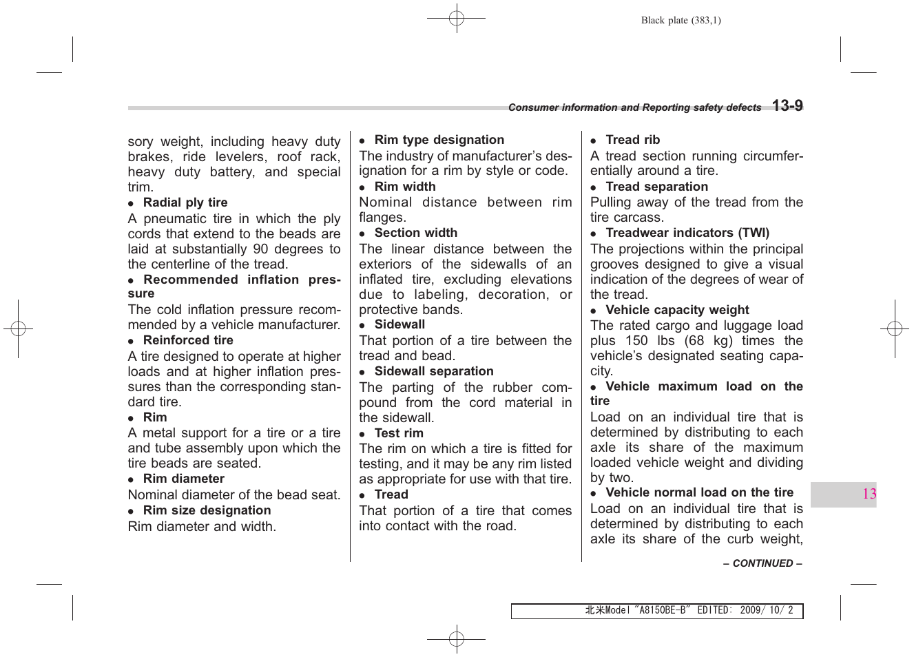 Subaru 2010 Forester User Manual | Page 392 / 414