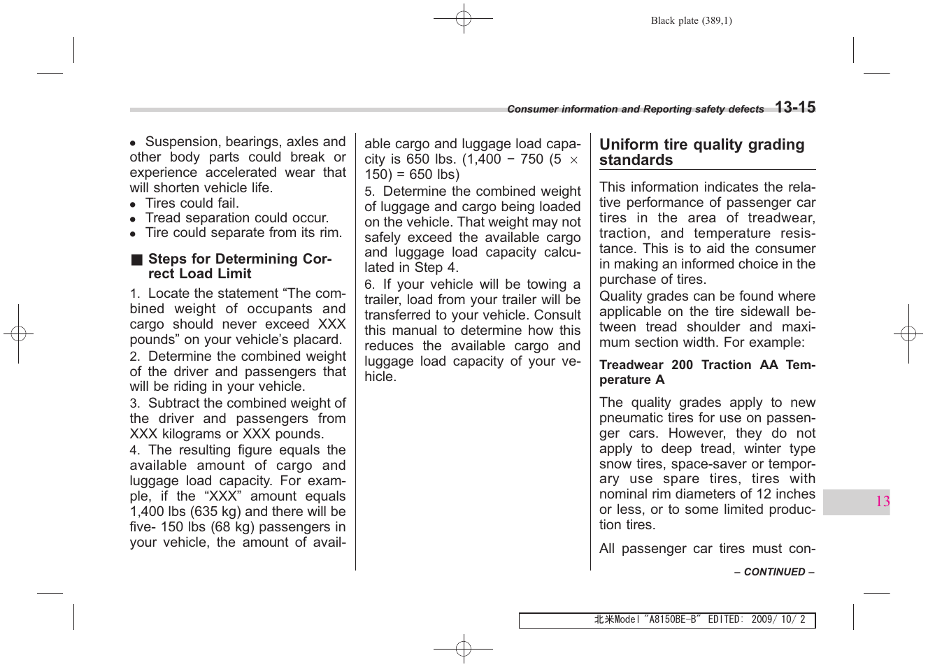 Subaru 2010 Forester User Manual | Page 398 / 414