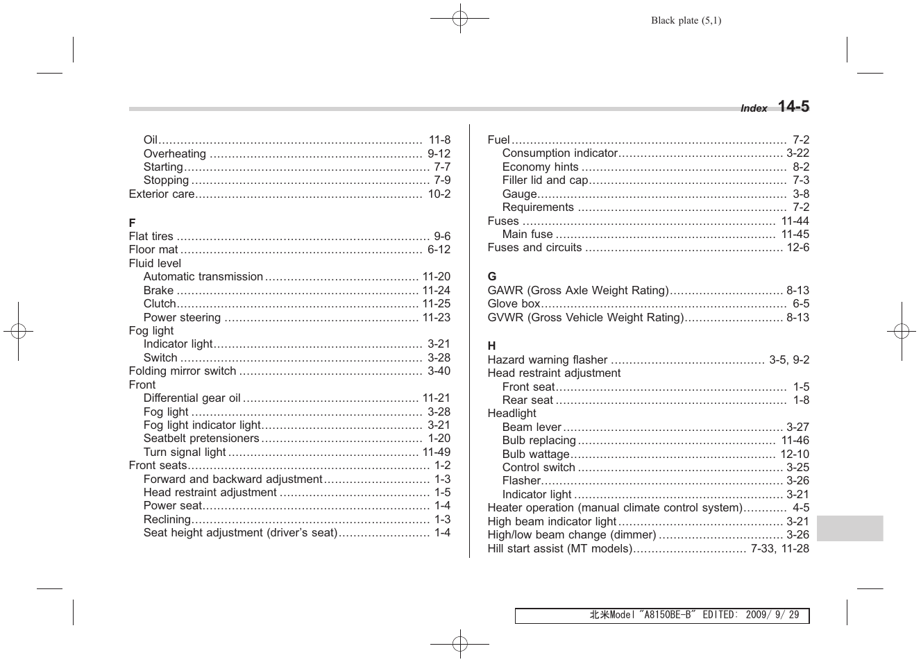 Subaru 2010 Forester User Manual | Page 406 / 414