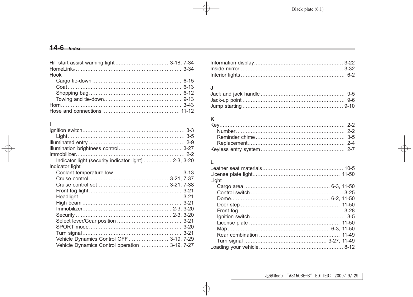 Subaru 2010 Forester User Manual | Page 407 / 414