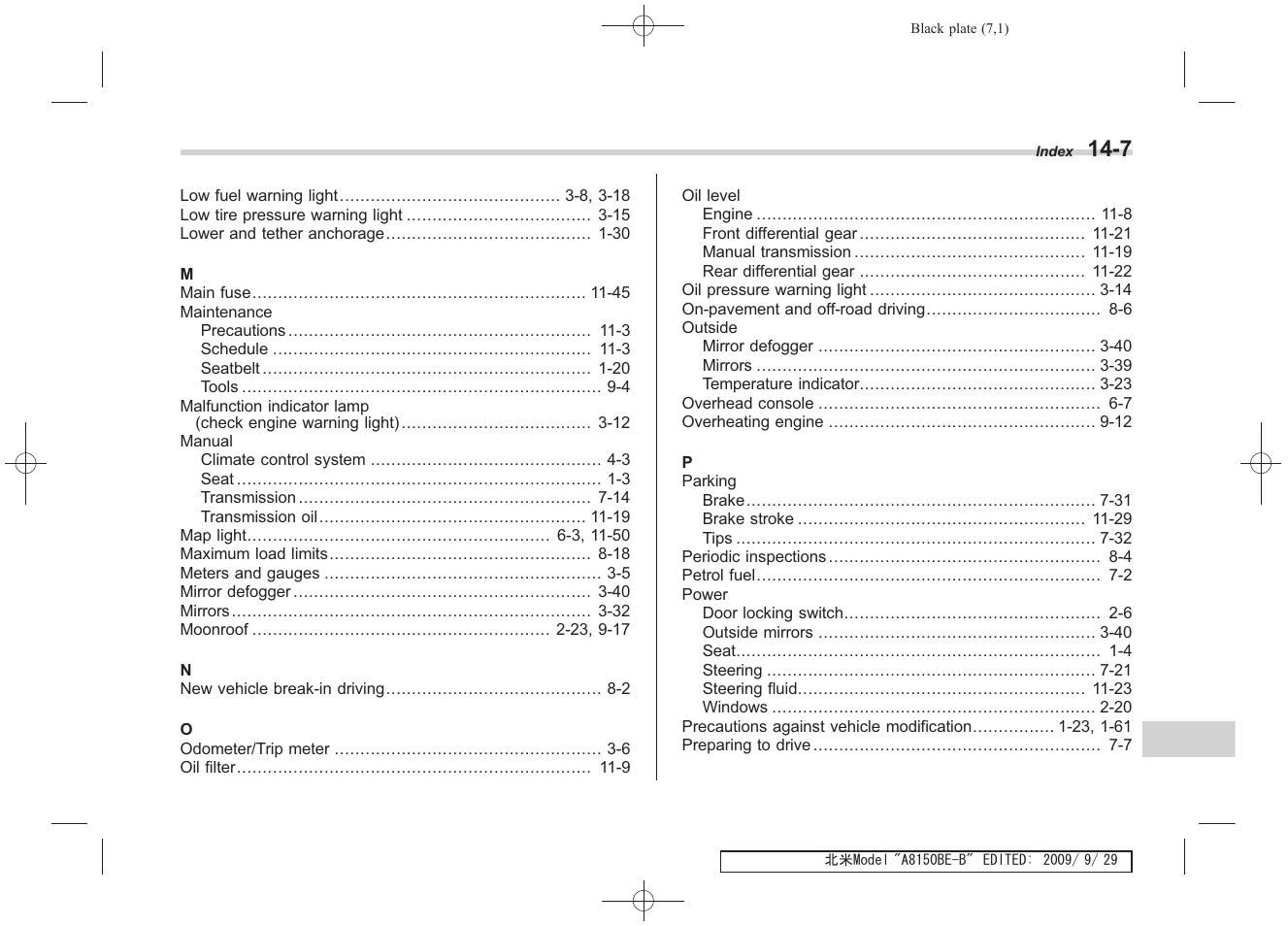 Subaru 2010 Forester User Manual | Page 408 / 414