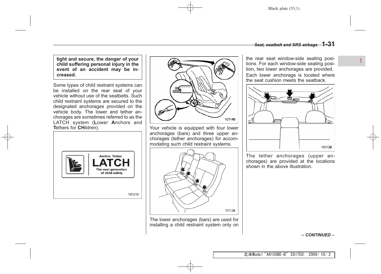 Subaru 2010 Forester User Manual | Page 66 / 414