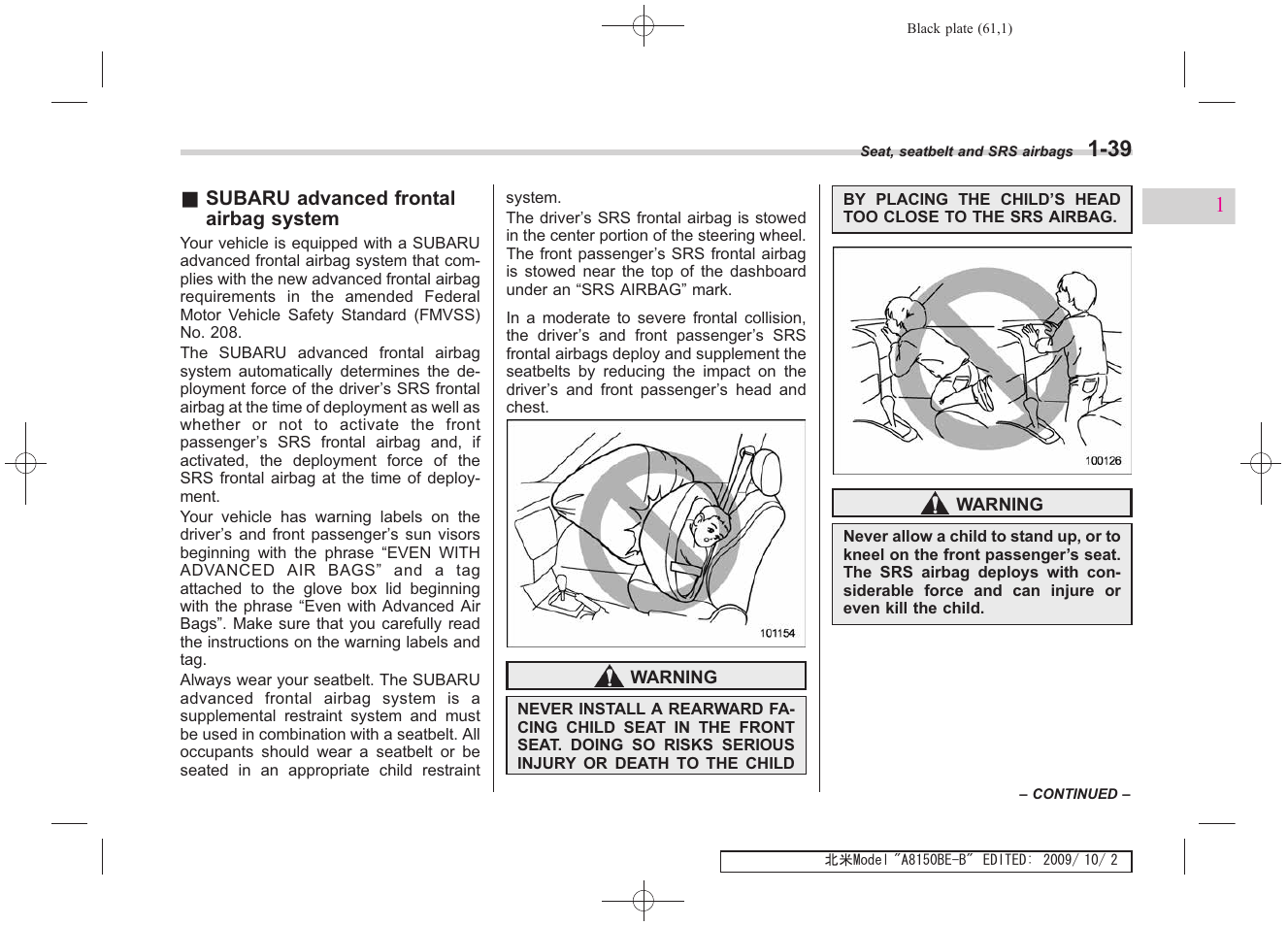 Subaru 2010 Forester User Manual | Page 74 / 414