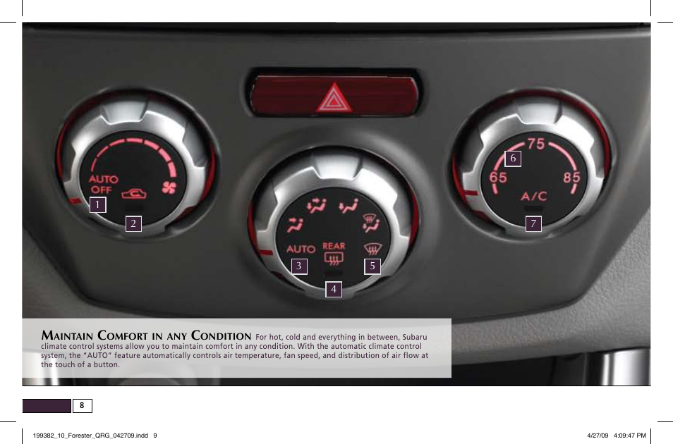 Subaru 2010 Forester User Manual | Page 8 / 414