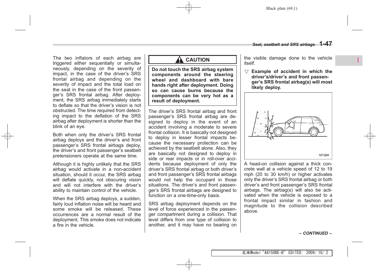 Subaru 2010 Forester User Manual | Page 82 / 414