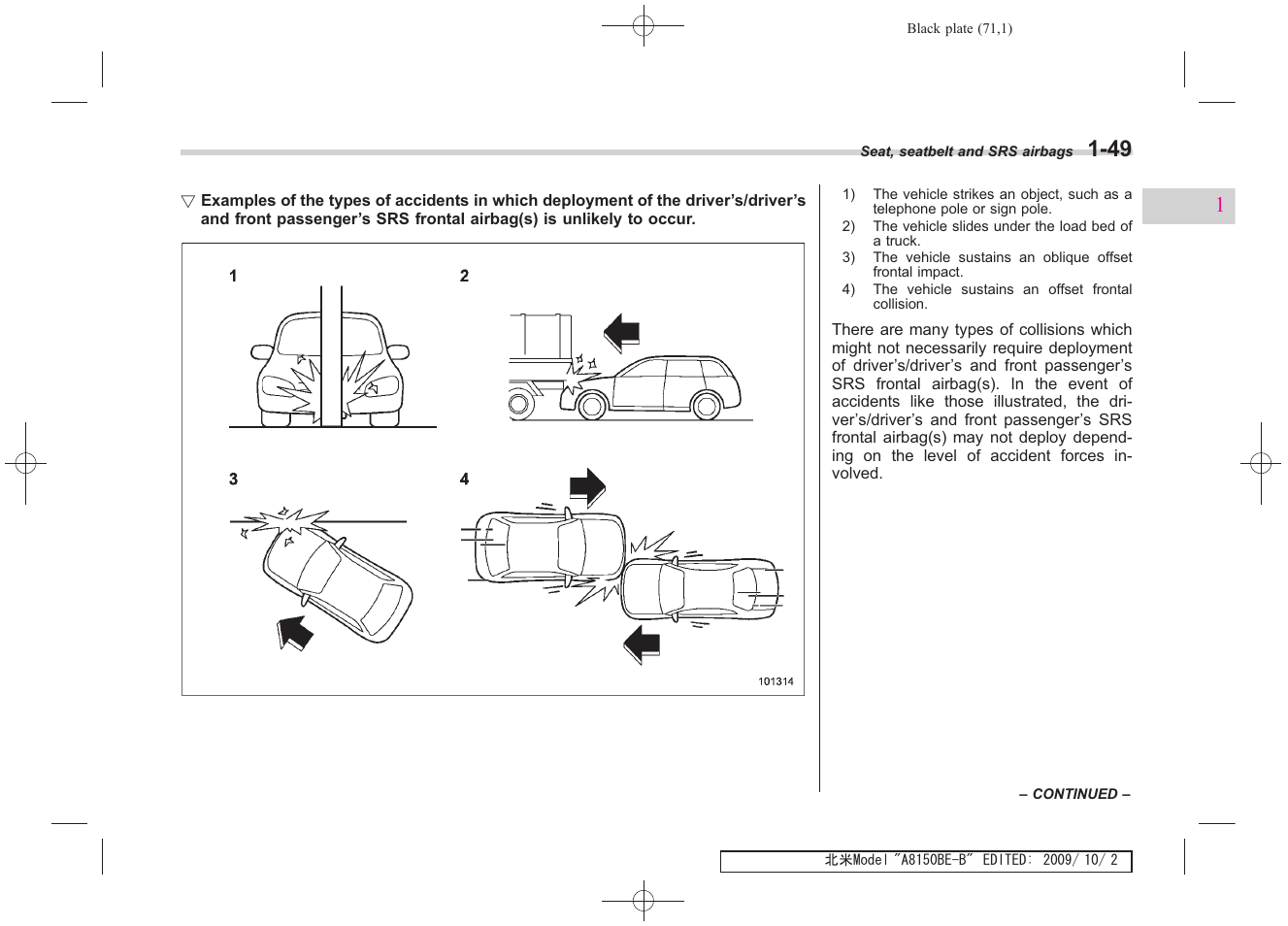 Subaru 2010 Forester User Manual | Page 84 / 414