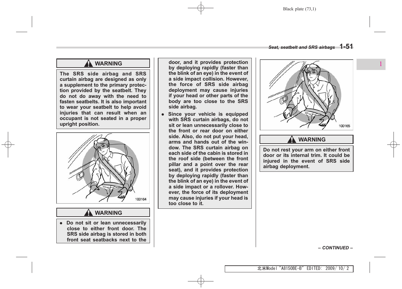 Subaru 2010 Forester User Manual | Page 86 / 414