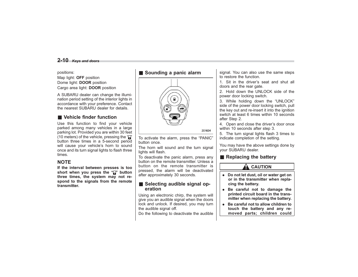 Subaru 2009 Tribeca User Manual | Page 106 / 411