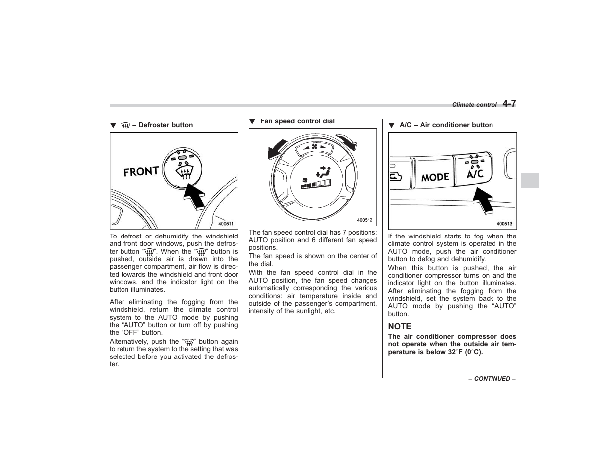 Subaru 2009 Tribeca User Manual | Page 171 / 411