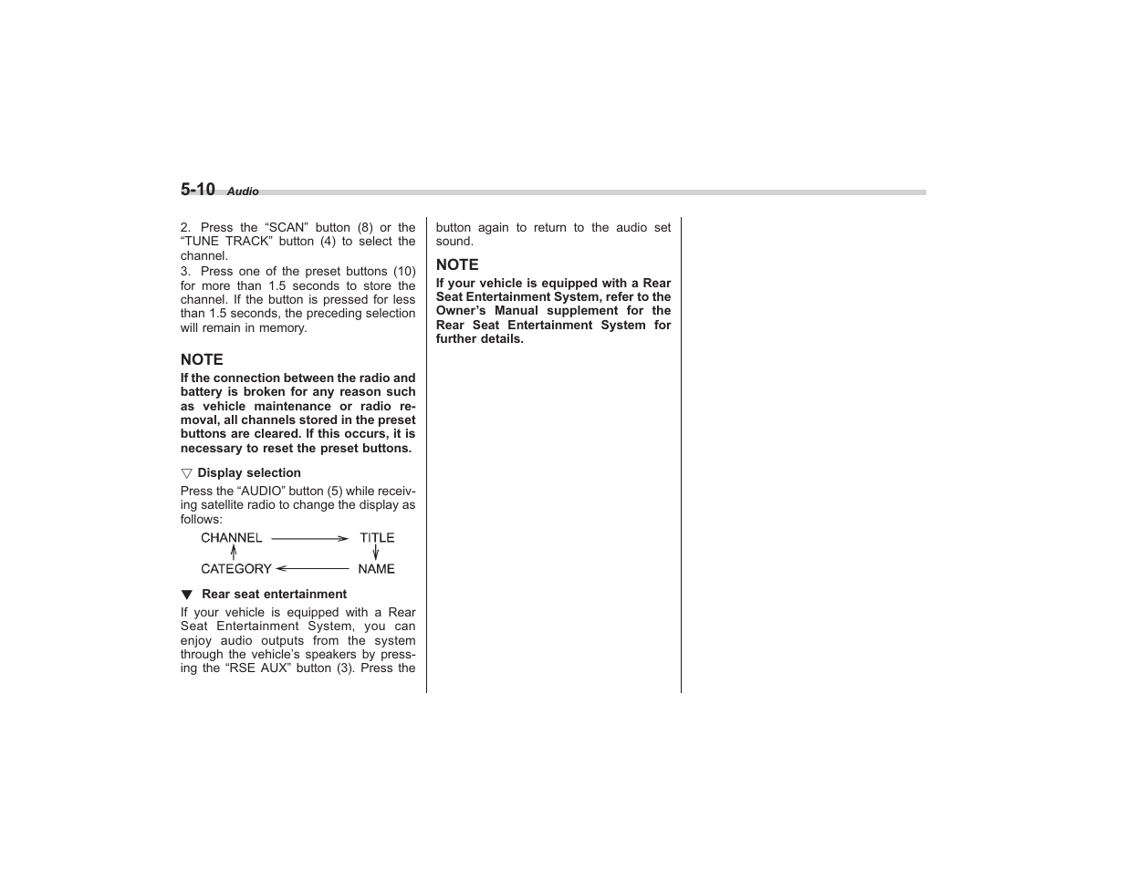 Subaru 2009 Tribeca User Manual | Page 188 / 411