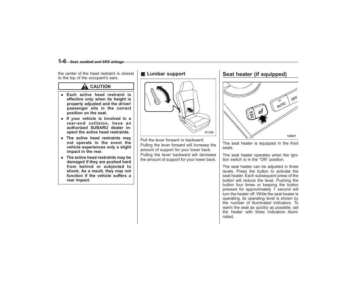 Subaru 2009 Tribeca User Manual | Page 30 / 411