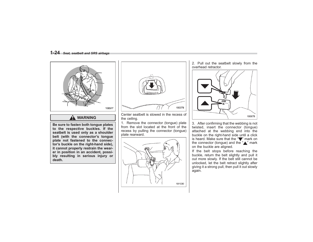 Subaru 2009 Tribeca User Manual | Page 48 / 411