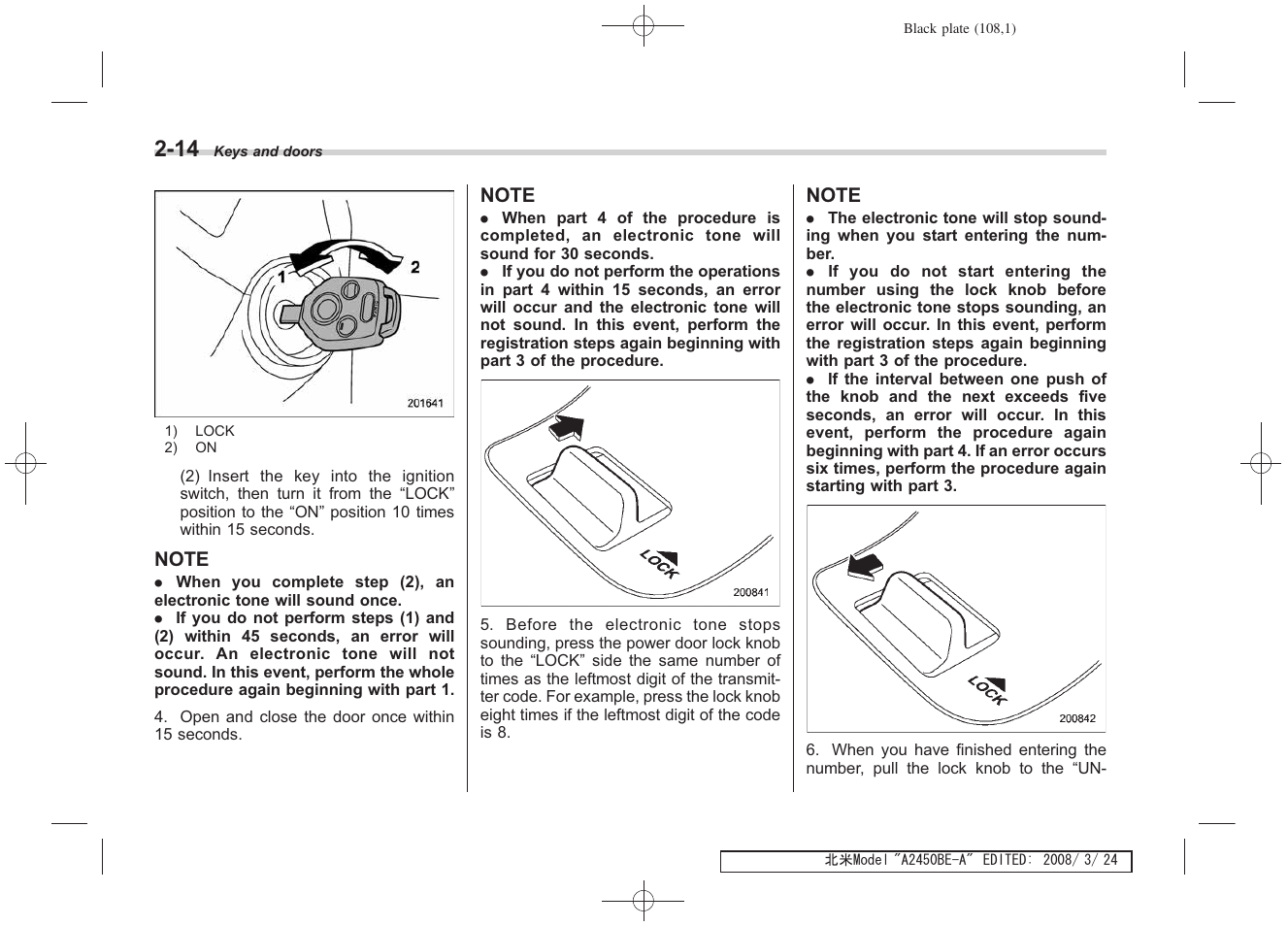 Subaru 2009 Legacy User Manual | Page 106 / 447