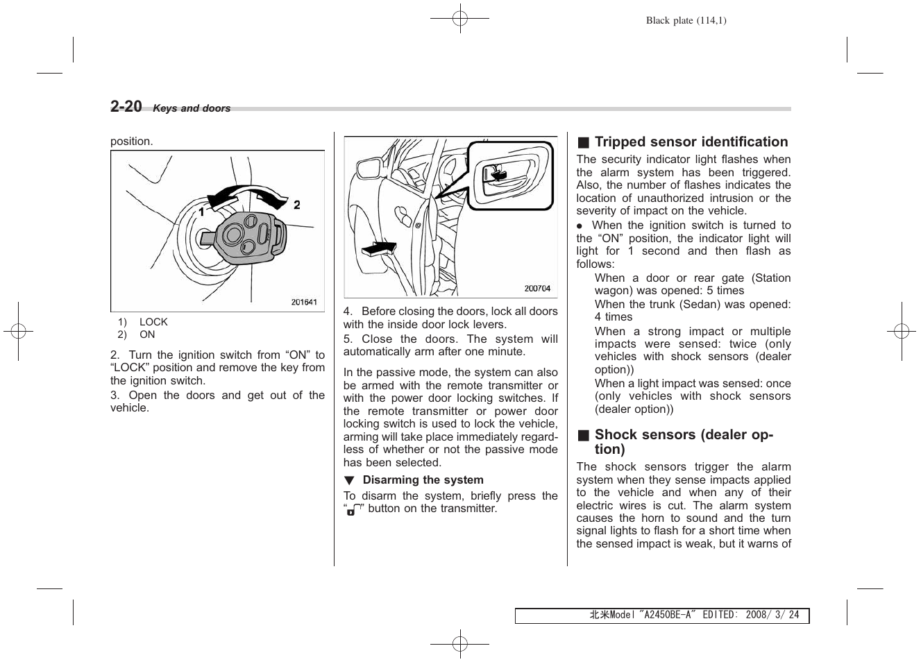 Subaru 2009 Legacy User Manual | Page 112 / 447