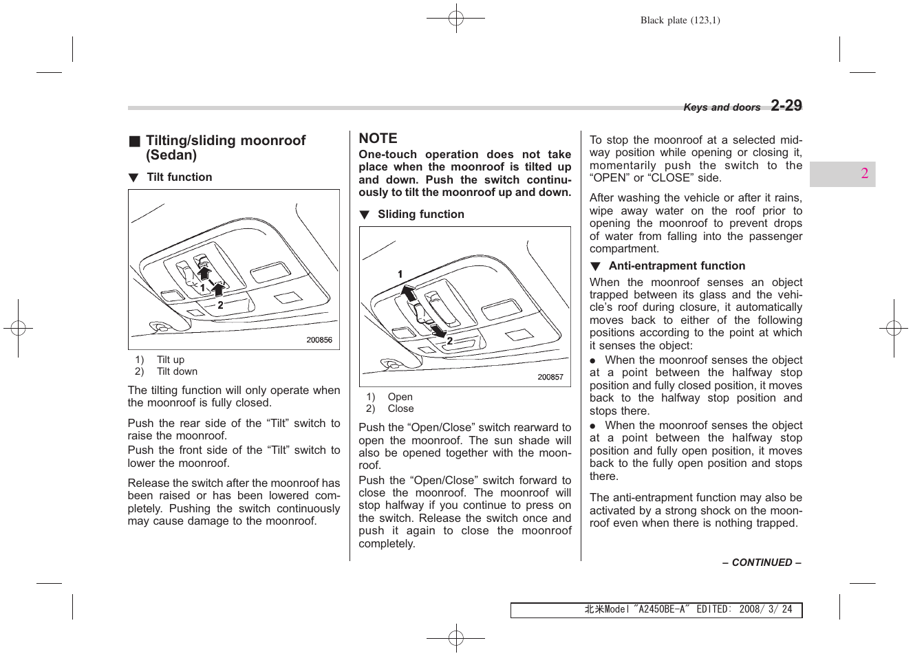 Subaru 2009 Legacy User Manual | Page 121 / 447