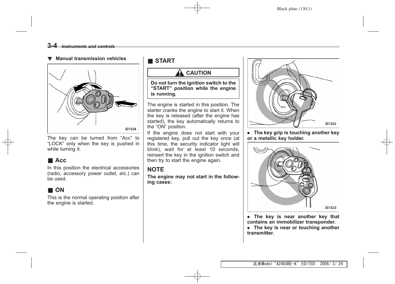 Subaru 2009 Legacy User Manual | Page 127 / 447