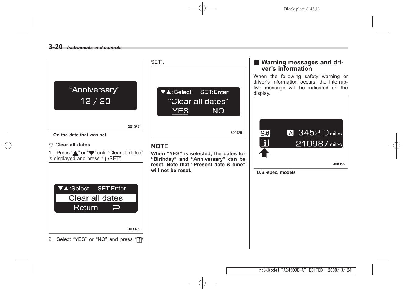 Subaru 2009 Legacy User Manual | Page 143 / 447