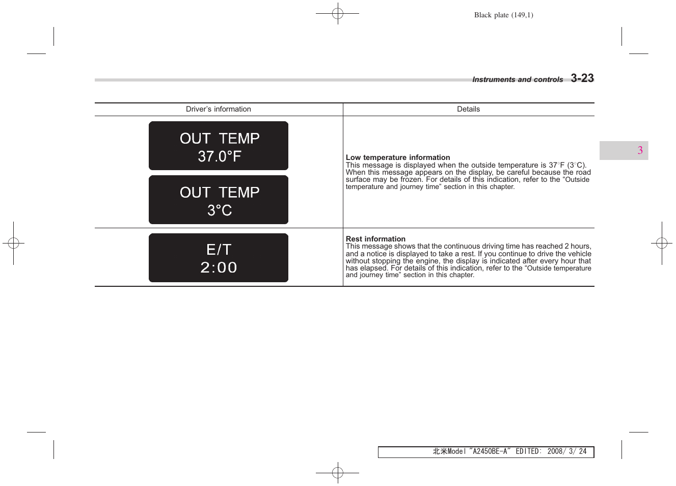 Subaru 2009 Legacy User Manual | Page 146 / 447