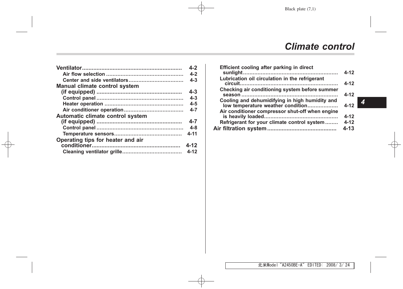 Msa5m0904a_12, Climate control | Subaru 2009 Legacy User Manual | Page 183 / 447